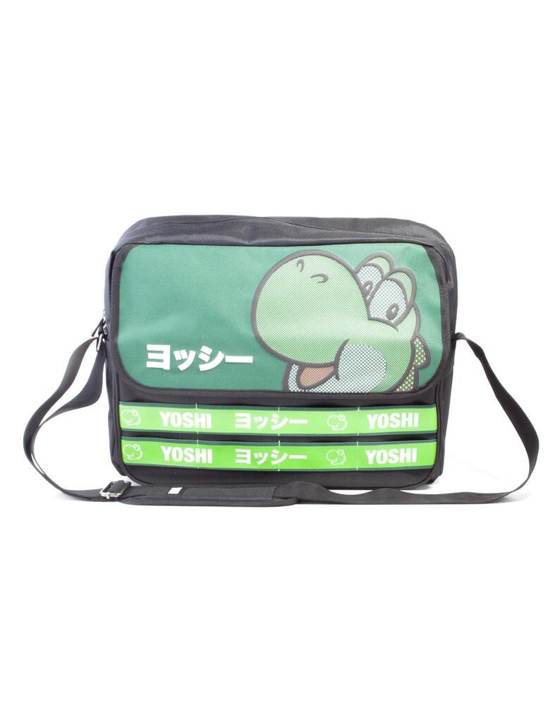 Nintendo super mario yoshi taped messenger bag