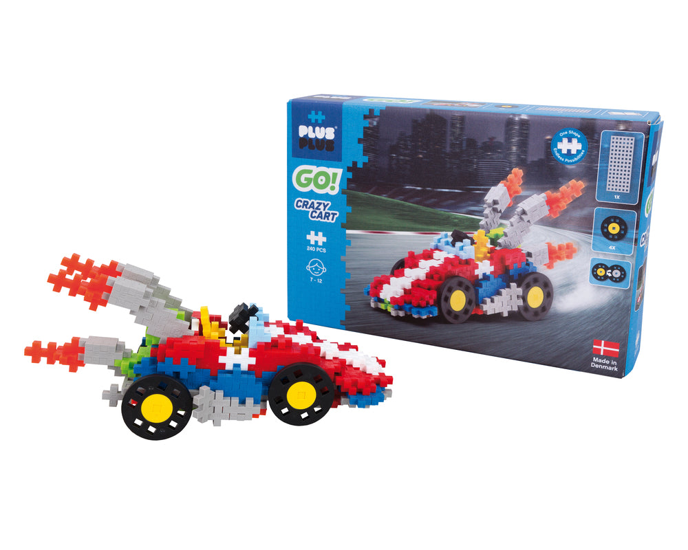 Plus-Plus go crazy cart