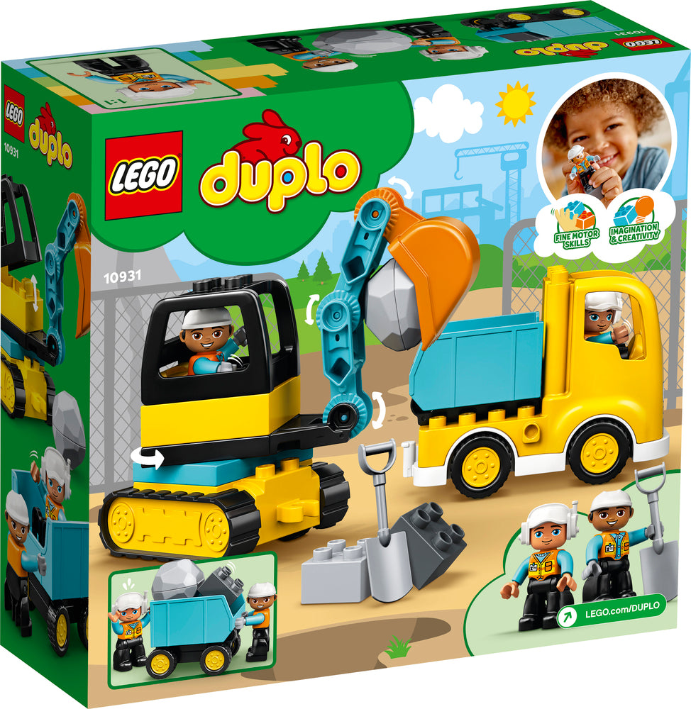 D2 10931 LEGO DUPLO Town Lastbil og gravemaskine på larvefødder