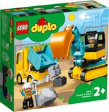 D2 10931 LEGO DUPLO Town Lastbil og gravemaskine på larvefødder