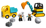 D2 10931 LEGO DUPLO Town Lastbil og gravemaskine på larvefødder