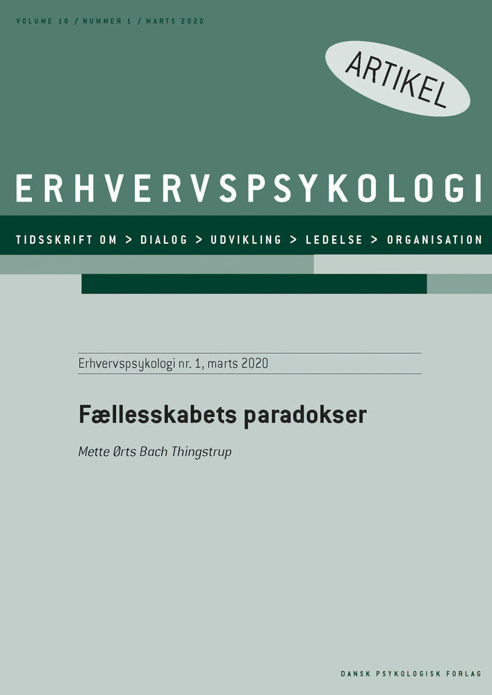 fællesskabets paradokser