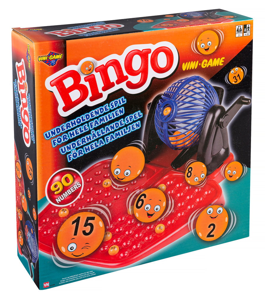D2 Bingo spil med tromle
