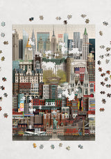 Puslespil new york 1000 brikker