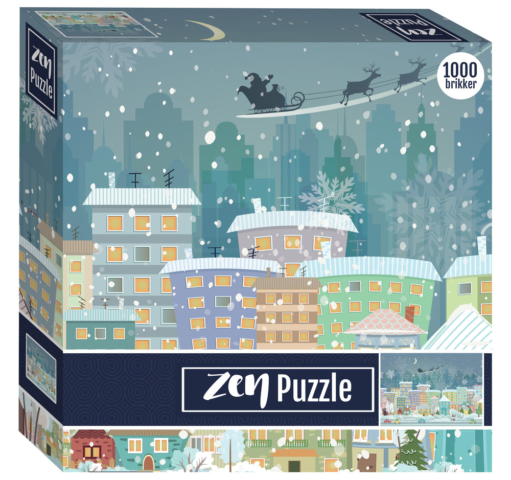 Zen puslespil jule landsby 1000 brikker