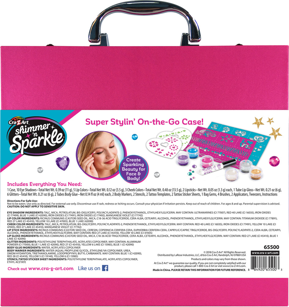 Shimmer N Sparkle Glitter Makeup And Body Art Case