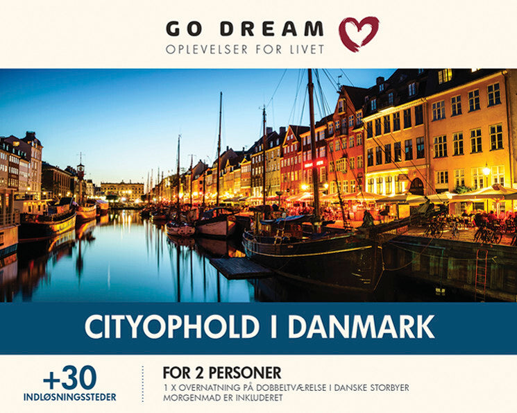 GO DREAM Cityophold i Danmark for 2