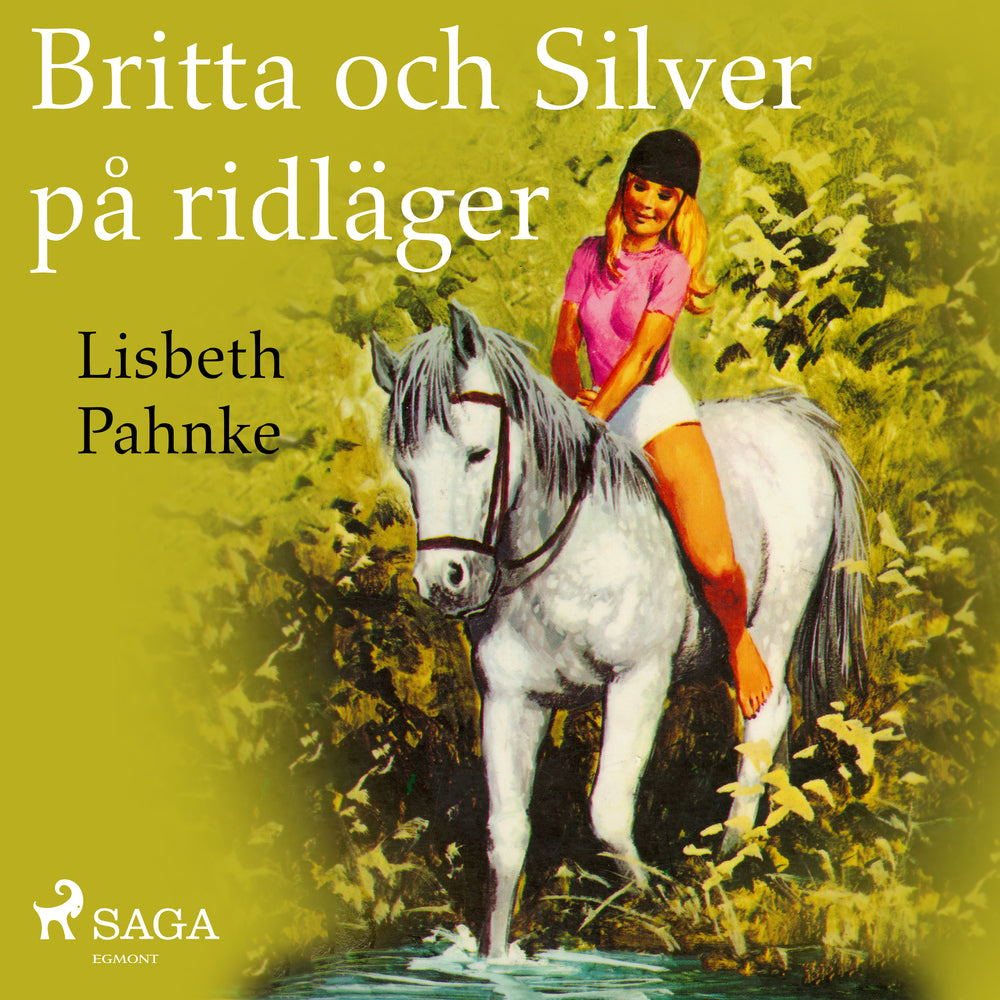 Britta och Silver på ridläger