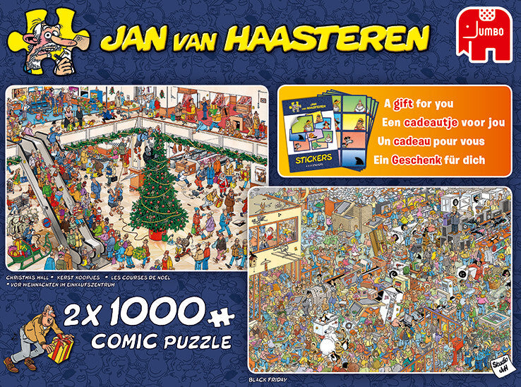 Puslespil jan van haasteren holiday 2x1000 brikker
