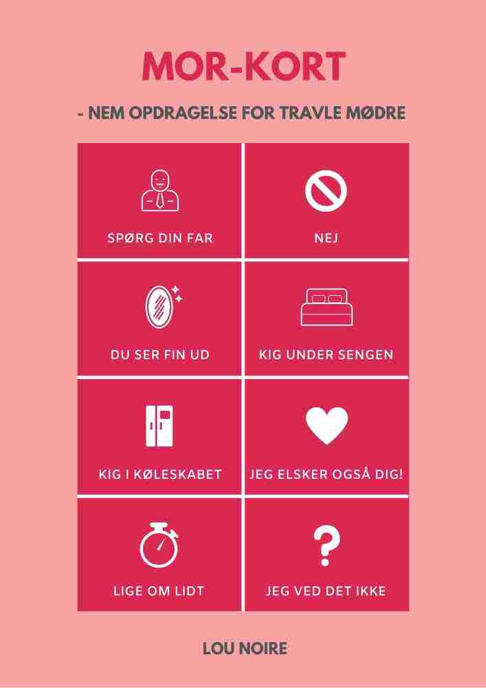 Mor-kort - nem opdragelse for travle mødre