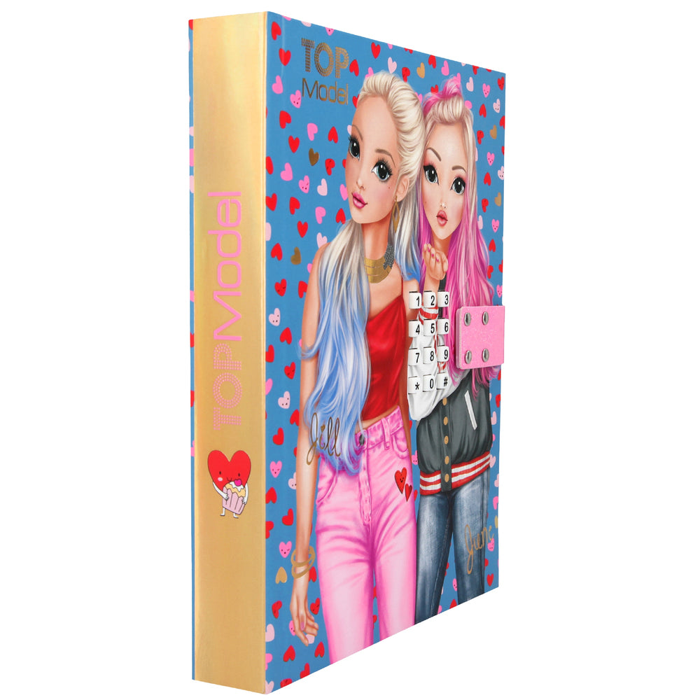 Dagbog TOPModel m/kode og musik Love letter