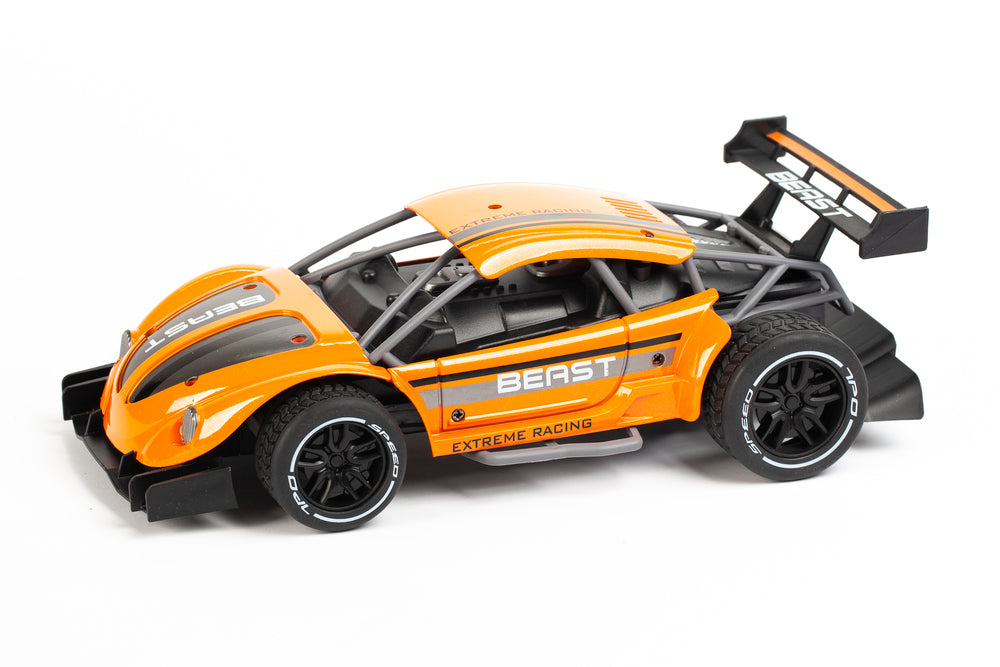 RC Beast on road metal