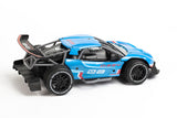 RC Extreme racing on road metal
