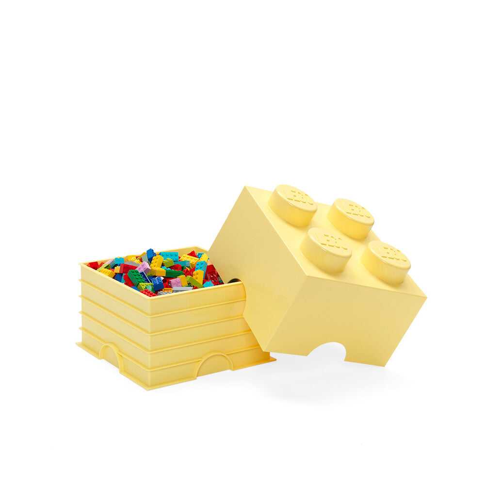 LEGO opbevaringskasse 4 - cool yellow