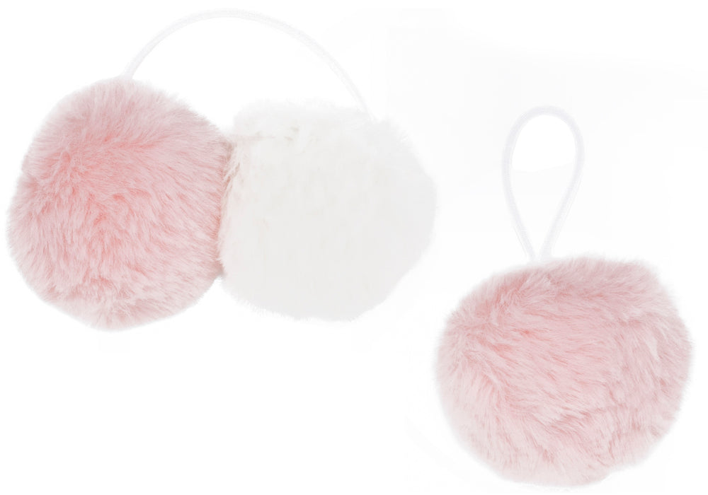 Pom Pom Beckmann hvid/pink 3 stk tilbehør