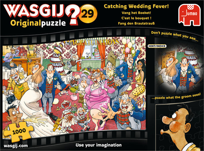 Puslespil catching wedding fever 1000 brikker