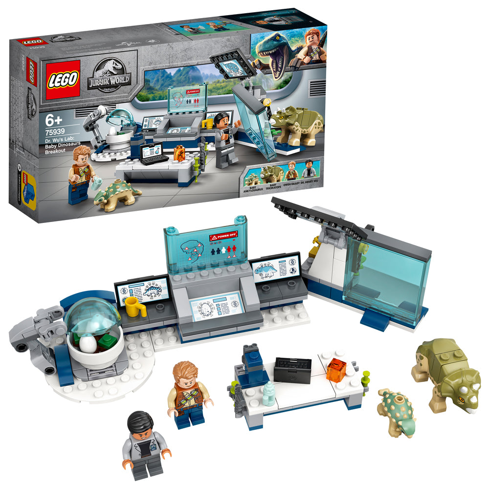 75939 LEGO Jurassic World  Dinosaurungernes flugt