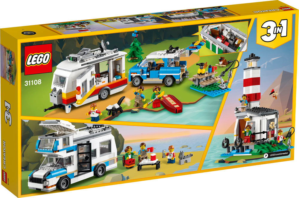 31108 LEGO Creator Familieferie med campingvogn