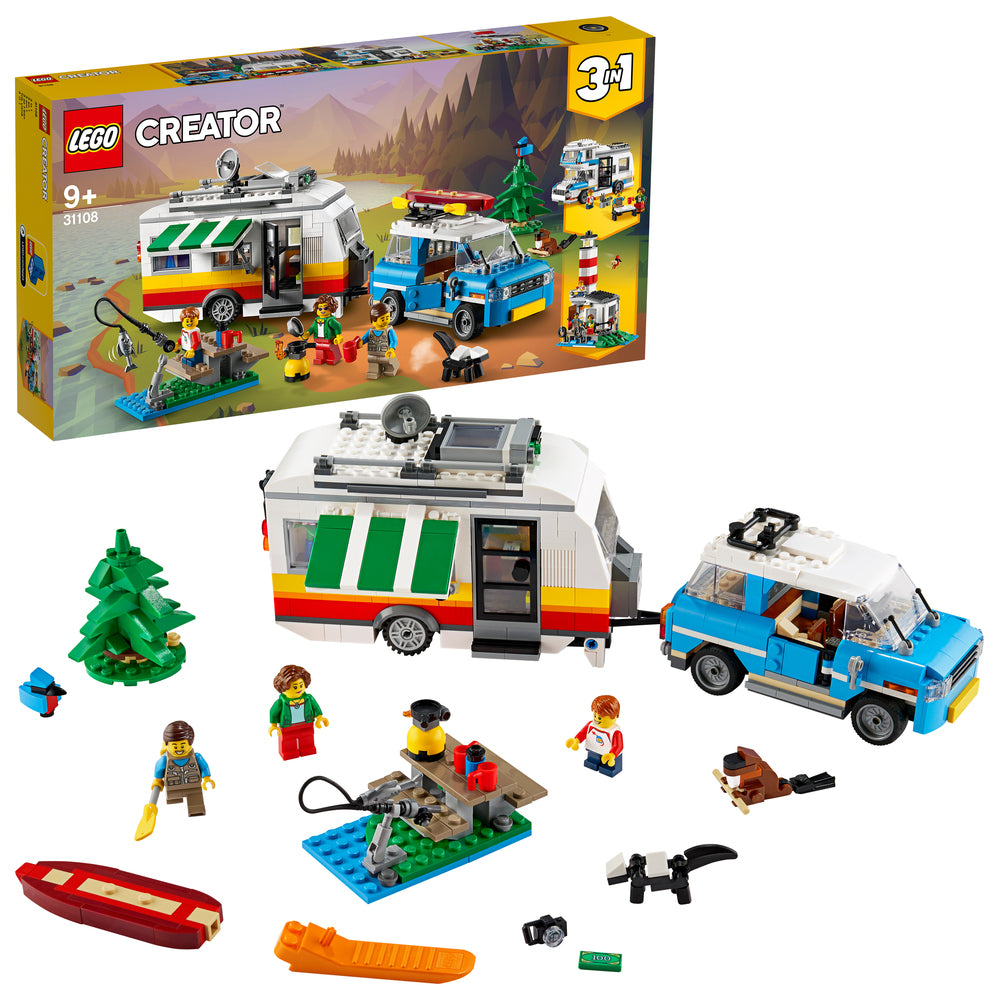 31108 LEGO Creator Familieferie med campingvogn