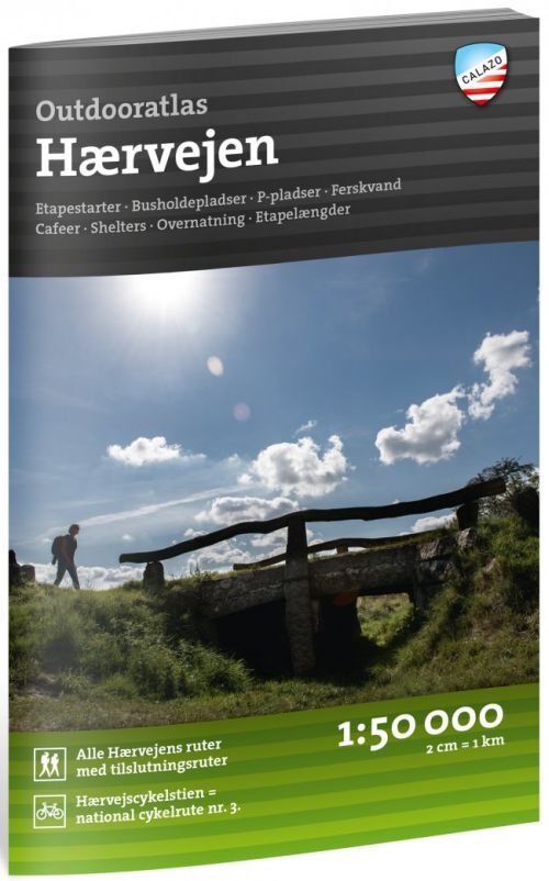 Outdooratlas Hærvejen 1:50 000