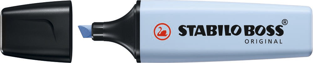 Tekstmarker STABILO boss pastel blå