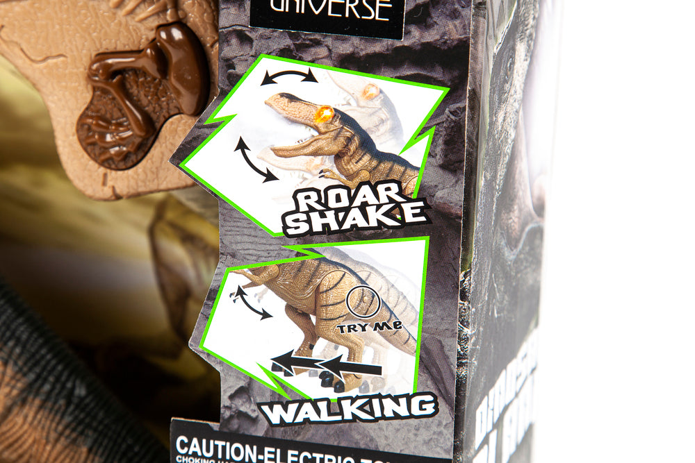 RC Tyrannosaurus med spray, lys og lyd