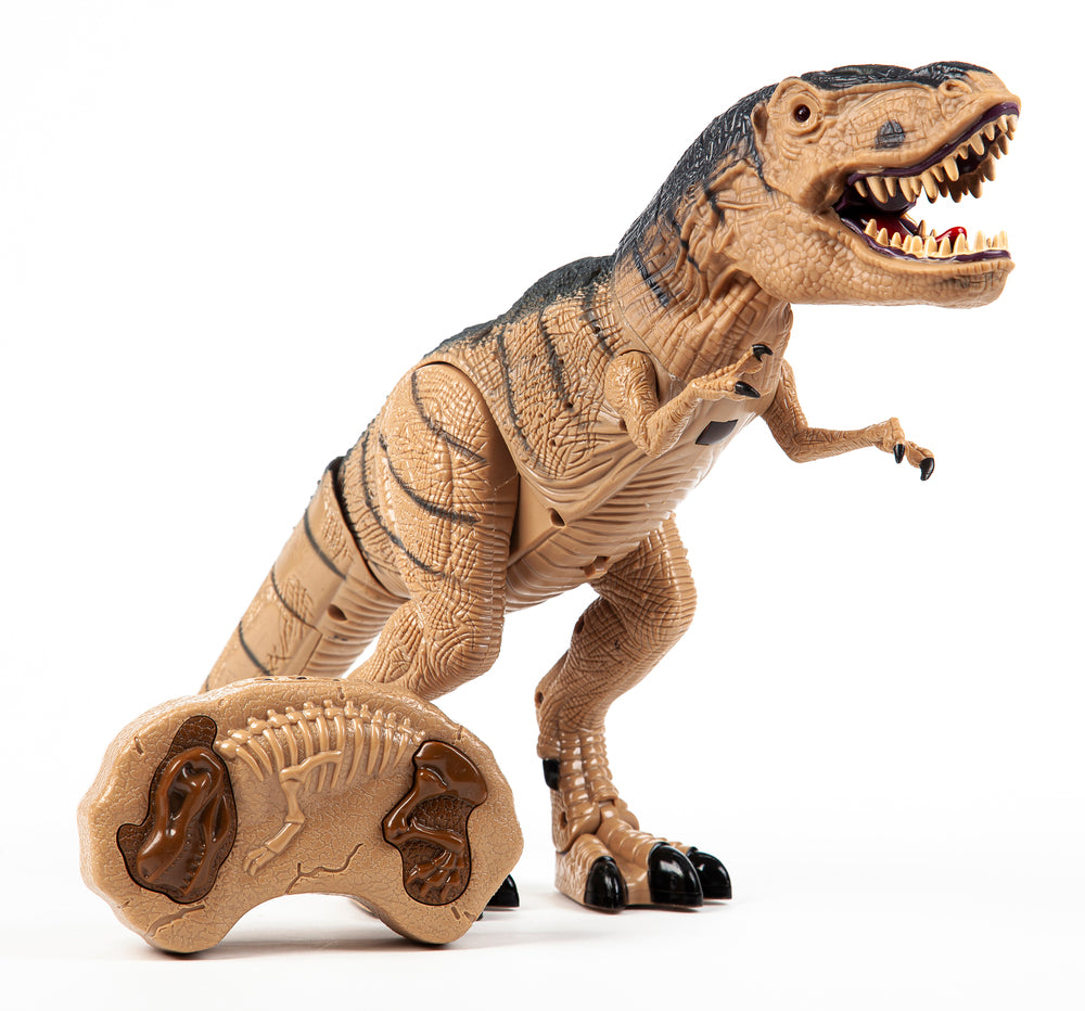 RC Tyrannosaurus med spray, lys og lyd