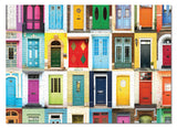 Puslespil Color me happy døre collage 1000 brikker
