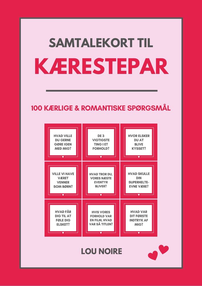 Samtalekort til kærestepar