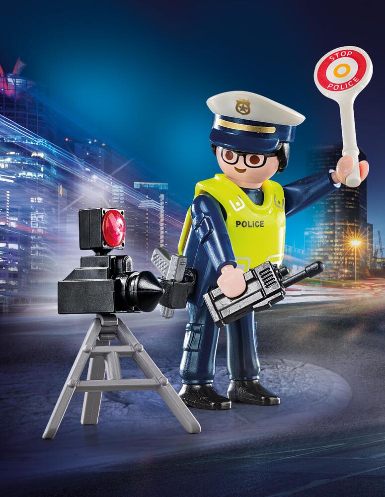 70305 Police Officer with Speed Trap
