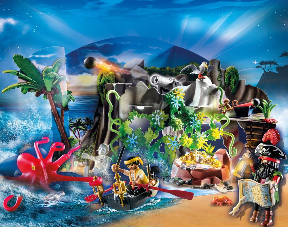 70322 Julekalender "Skattejagt i Piratbugten"