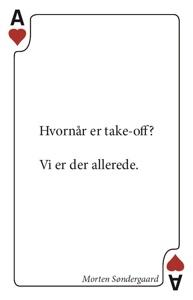 Spillekort med digte