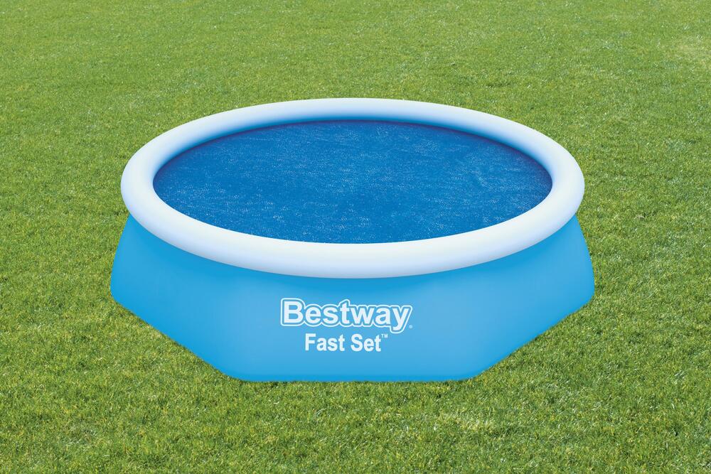 Pool cover med termofunktion 2,44 m