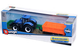 N.H T7.615 traktor med tipvogn 10 cm