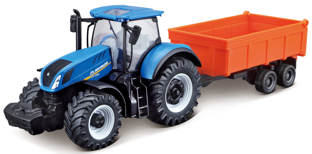 N.H T7.615 traktor med tipvogn 10 cm