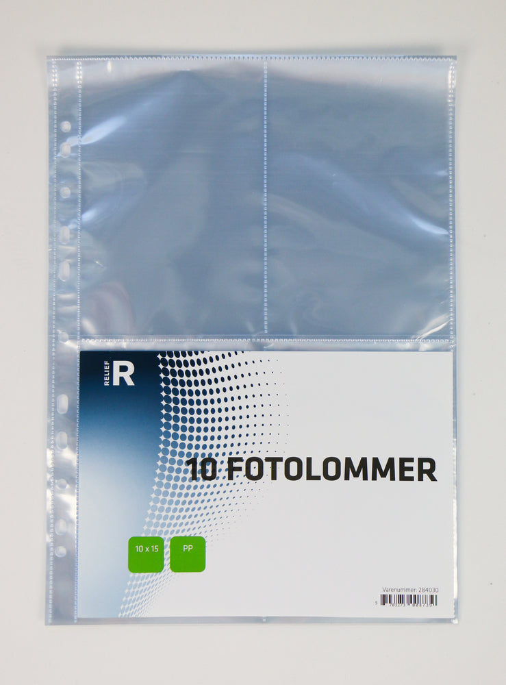 Fotolommer Relief 10x15cm 10stk