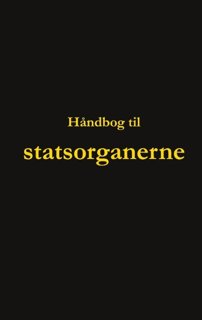 Håndbog til statsorganerne