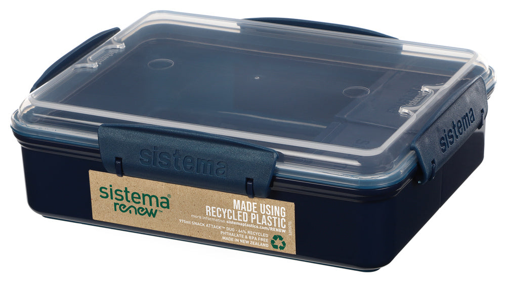 SISTEMA Renew OPBEVARING Snack Attack Duo 975ML. Ass