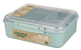SISTEMA Renew OPBEVARING Bento Lunch 1.65L. Ass blå/mint