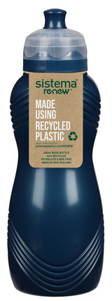 SISTEMA Renew DRIKKEFLASKE Gripper 800ml. Ass Blå/mint