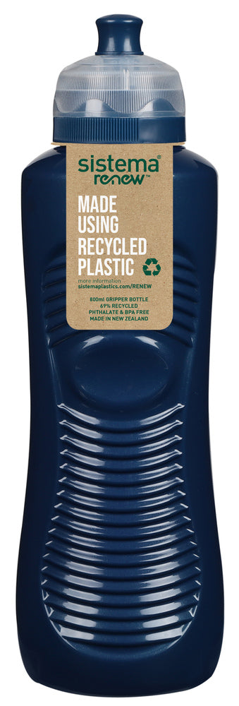 SISTEMA Renew DRIKKEFLASKE Wave 600ml. Ass. Blå/mint