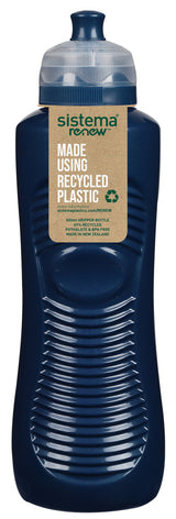 SISTEMA Renew DRIKKEFLASKE Wave 600ml. Ass. Blå/mint
