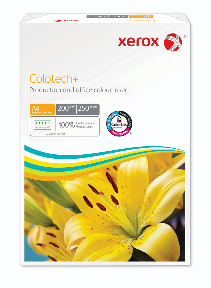 Kopipapir Xerox Colotech 200g A4 250 ark/pak