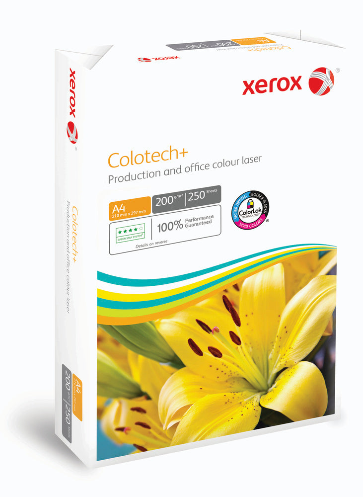 Kopipapir Xerox Colotech 200g A4 250 ark/pak