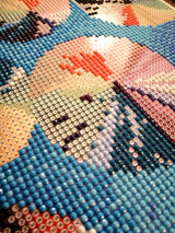 Diamond Art lærred paraplyer farver 20x30 cm