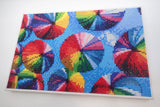 Diamond Art lærred paraplyer farver 20x30 cm