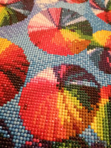Diamond Art lærred paraplyer farver 20x30 cm