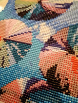 Diamond Art lærred paraplyer farver 20x30 cm