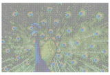 Diamond Art lærred påfugl 20x30 cm