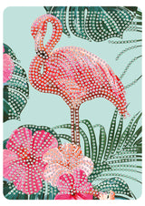 Diamond Art flamingo 13x18 cm